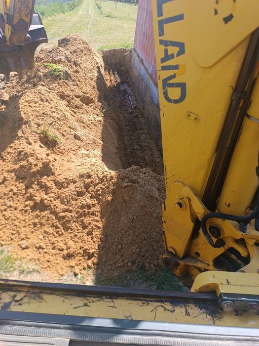 Usługi koparko ładowarką