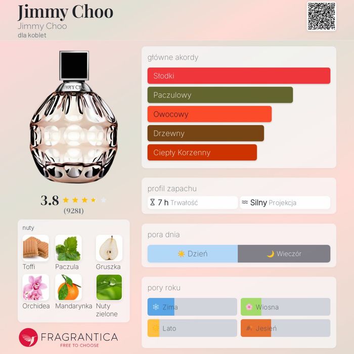 Jimmy Choo EDP EAU DE PARFUM woda perfumowana dla kobiet 60ml