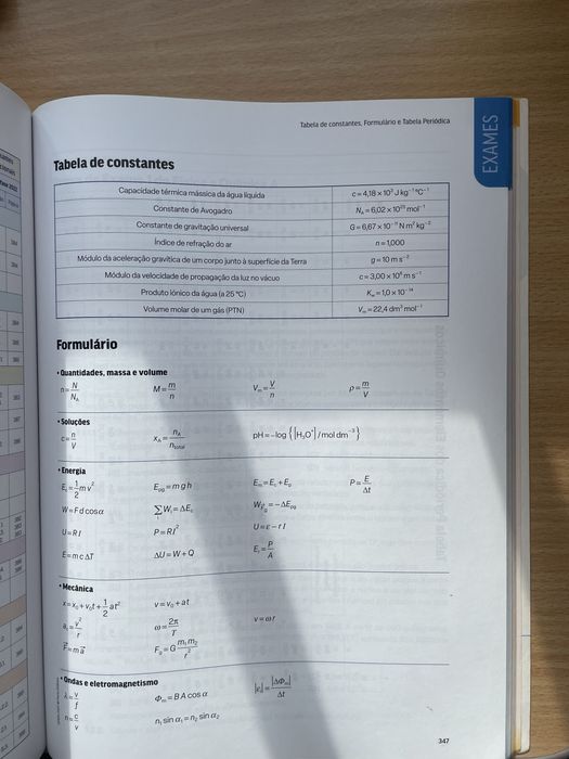 LIVRO DE PREPARAÇÃO PARA O EXAME DE FÍSICA E QUIMICA A - OPORTUNIDADE