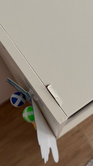 Organizador IKEA para quarto infantil com 3 caixas