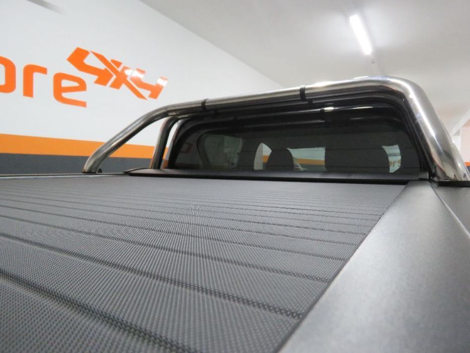 Cobertura Roll Cover Mitsubishi L200 + Cabine Dupla em preto matte