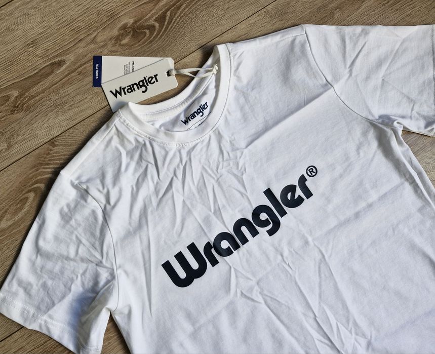 Koszulka * Wrangler * Biała * nowa * 15/16  * M