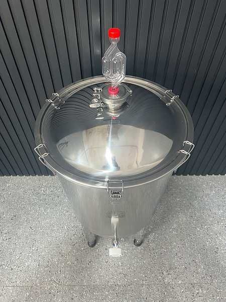 50л Циліндрично Конічний Танк,  ферментер (ЦКТ) для домашнього крафту