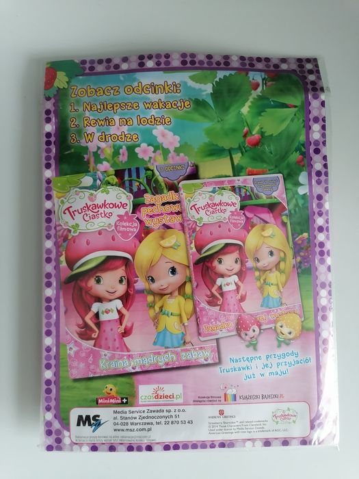 Nowa! Gazetka Truskawkowe Ciastko	+ dvd