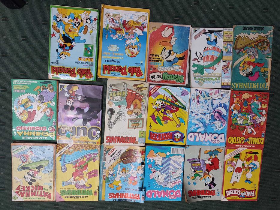 Lote 65 livros BD Disney