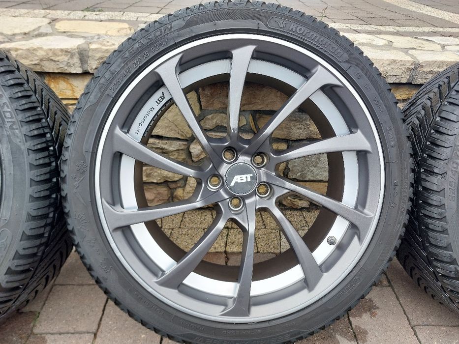 Felgi ABT 18 cali Audi VW Seat 5x100 8j 225 40 18 et 30 Kormoran