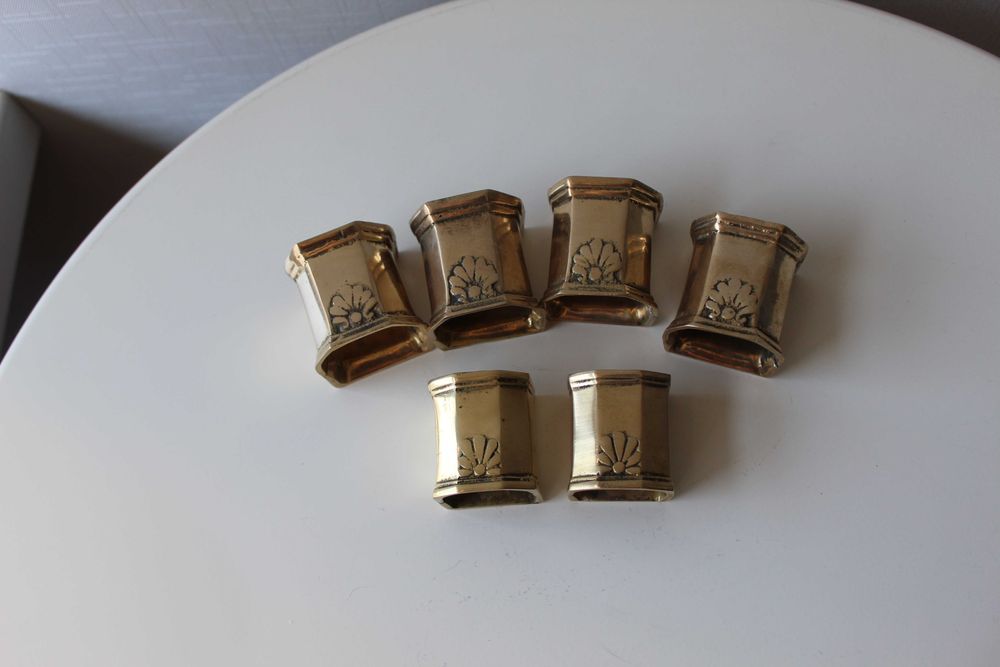 Кільця для серветок, серветниці, бронза, Німеччина, 6 шт.
