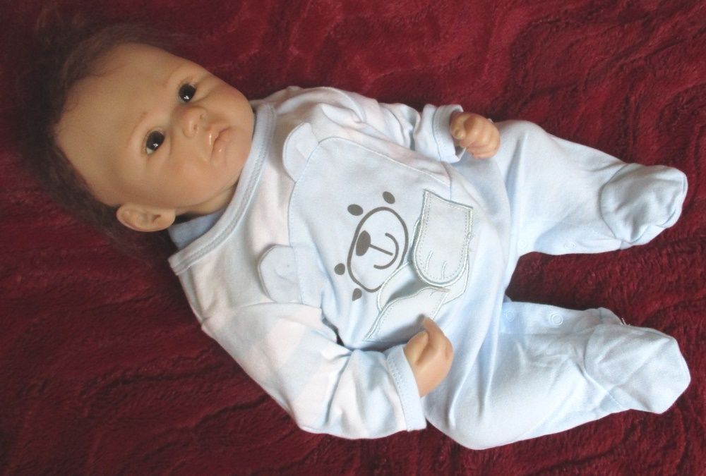 Lindo Bebe Reborn Real com cabelo MoHair