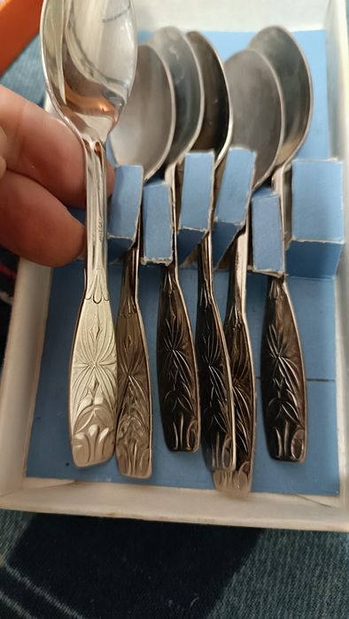 Sztućce PRL 3 komplety