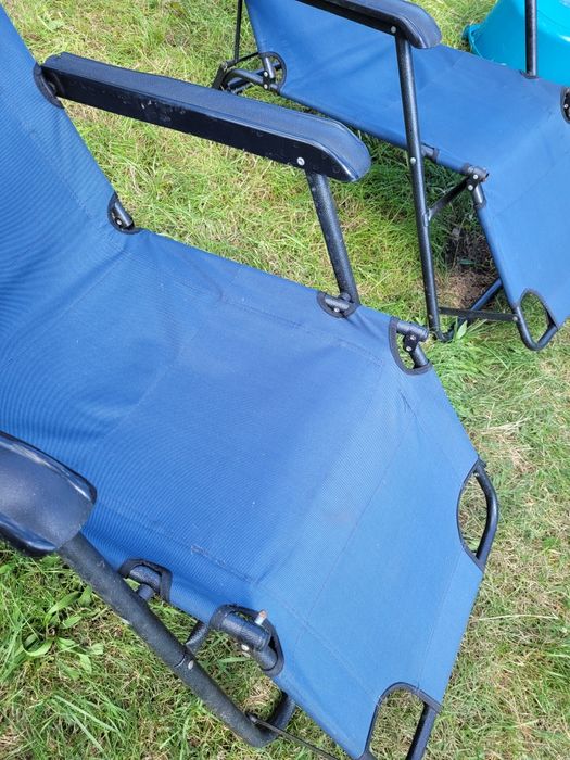 Leżak ogrodowy regulowany