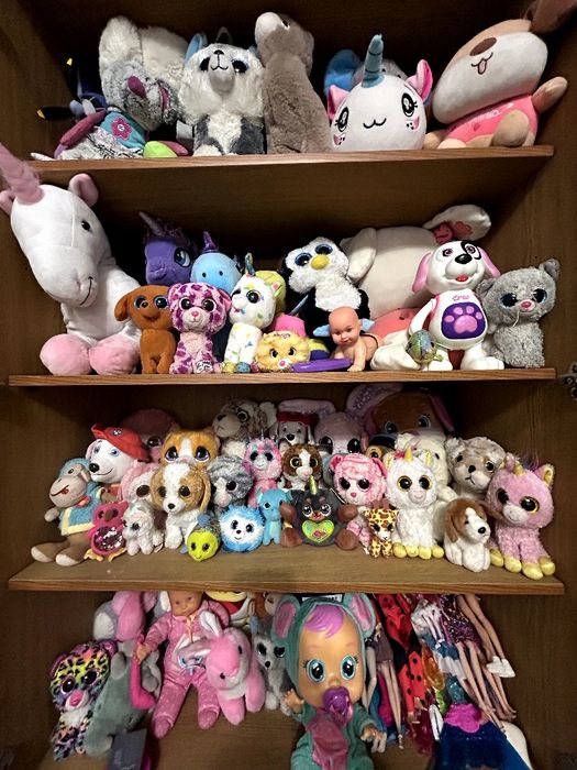 Брелок мягкие игрушки, Лябубу, глазастики