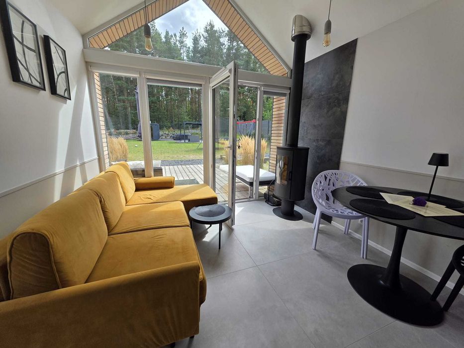 Domki z banią sauna Bosko k. Gdańsk  jezioro