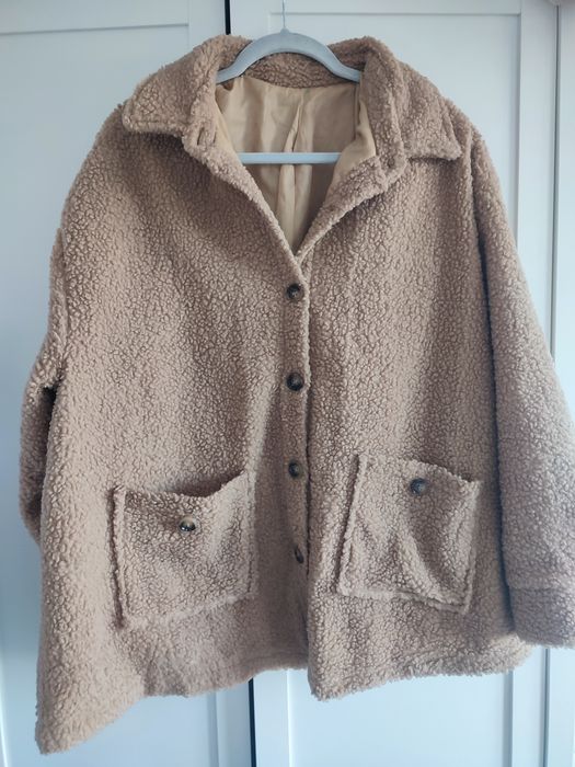 Kurtka baranek plus size Shein