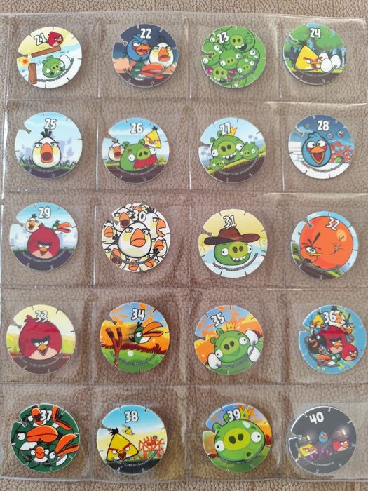 Tazos angry birds