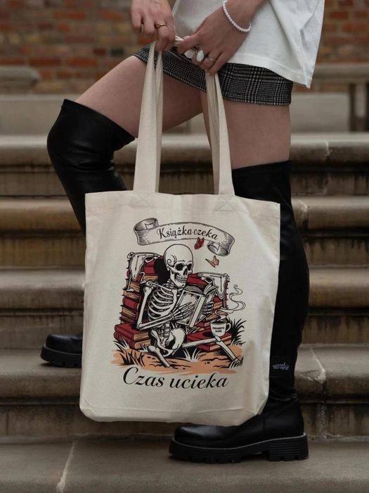 Torba Książka czeka Czas ucieka