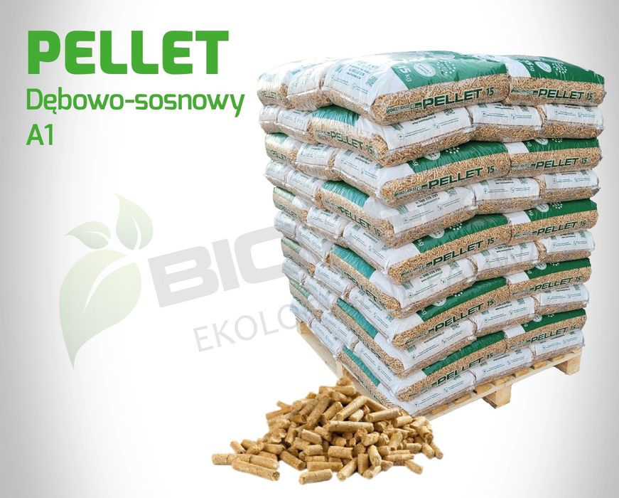 Pellet DĘBOWO-SOSNOWY A1 Rurex Rezult Barlinek Olczyk Lava BIOEKO