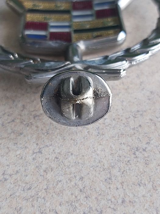 Stary emblemat auta Cadillac/lata 70siąte XXw.
