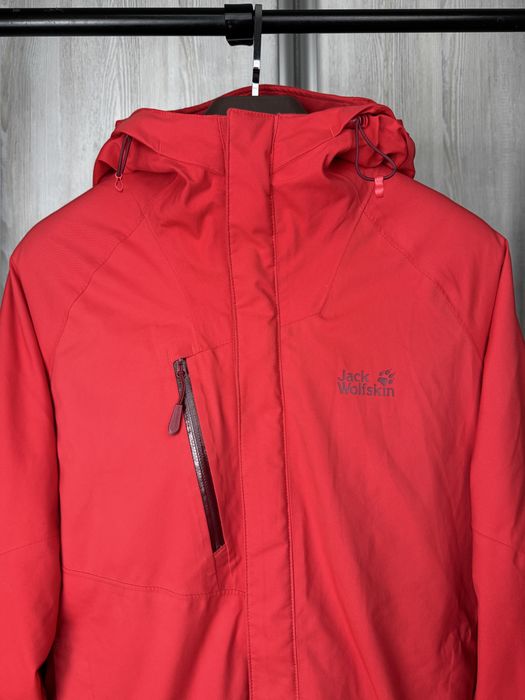 Jack Wolfskin Men Troposphere Ruby Red Winter Down Jacket