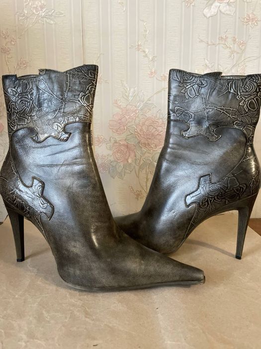 Сапожки, нові 40розмір, шкіра