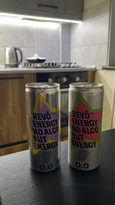 Енергетик Revo energy non alco zero рево безалкогольний