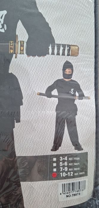 Strój Ninja 146cm