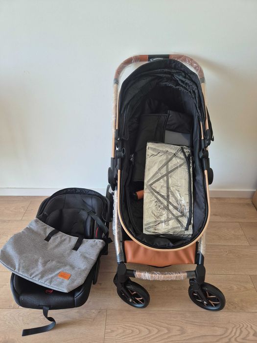 Carrinho Bebé Sdbaby Trio 3 em 1 Midas - NOVO (Sem Uso)