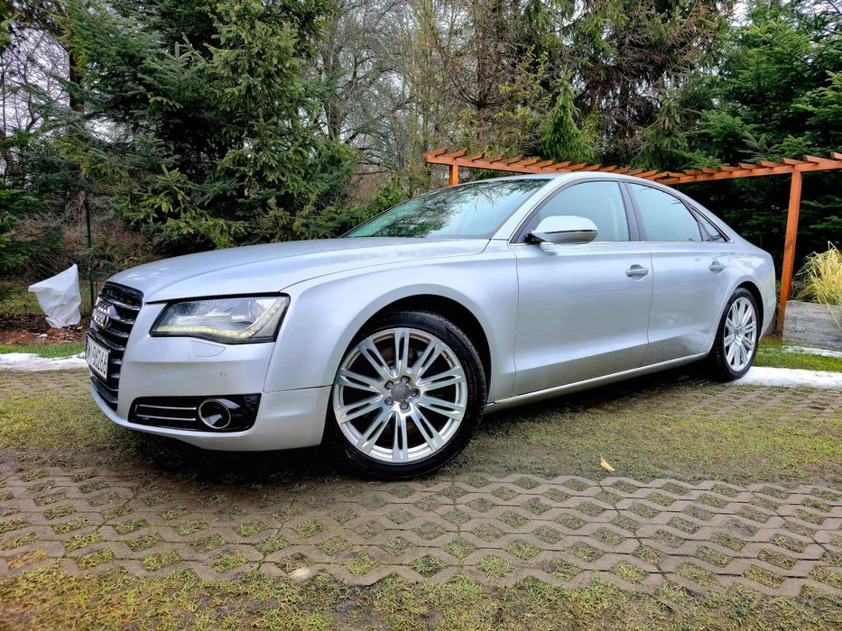 Audi A8 4.2 TDI Webasto Masaże Dociągi Solar Wentylowane Fotele