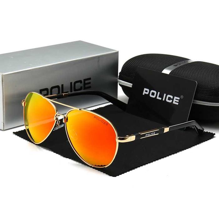 Óculos de Sol "Police" - Crazy Orange Edition