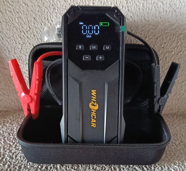 Buster 9000 A 12V Arrancador de Bateria e Compressor para Enchimento de Pneus