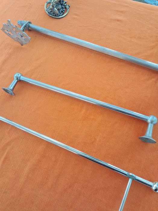 Cabides de WC cromados