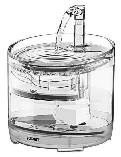 Поїлка для  котів, собак та дом тварин NPET WF050TP 1,5 л