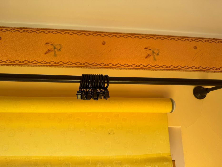 Karnisz pojedynczy 120 cm kompletny