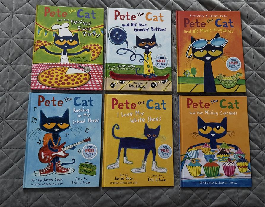 Pete the Cat гниги на анг
