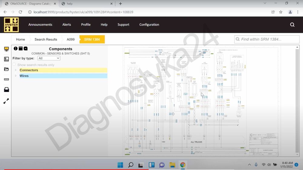 KATALOG CZĘŚCI Hyster Yale Wózki Widłowe Schematy Instrukcje Napraw