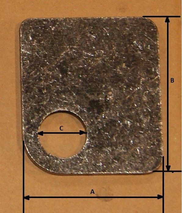 Płytka mechanizm otw. burty 29N-0200202 PRONAR