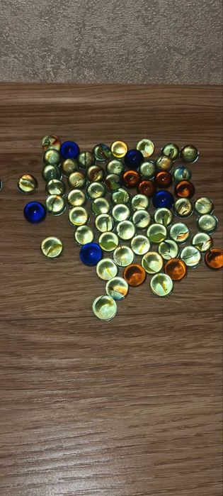 скляні кульки для декору 65 шт