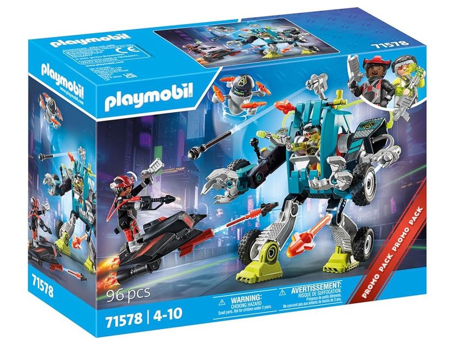 Klocki Playmobil 71578 Robot kontra Szybowiec Zestaw 96 elem