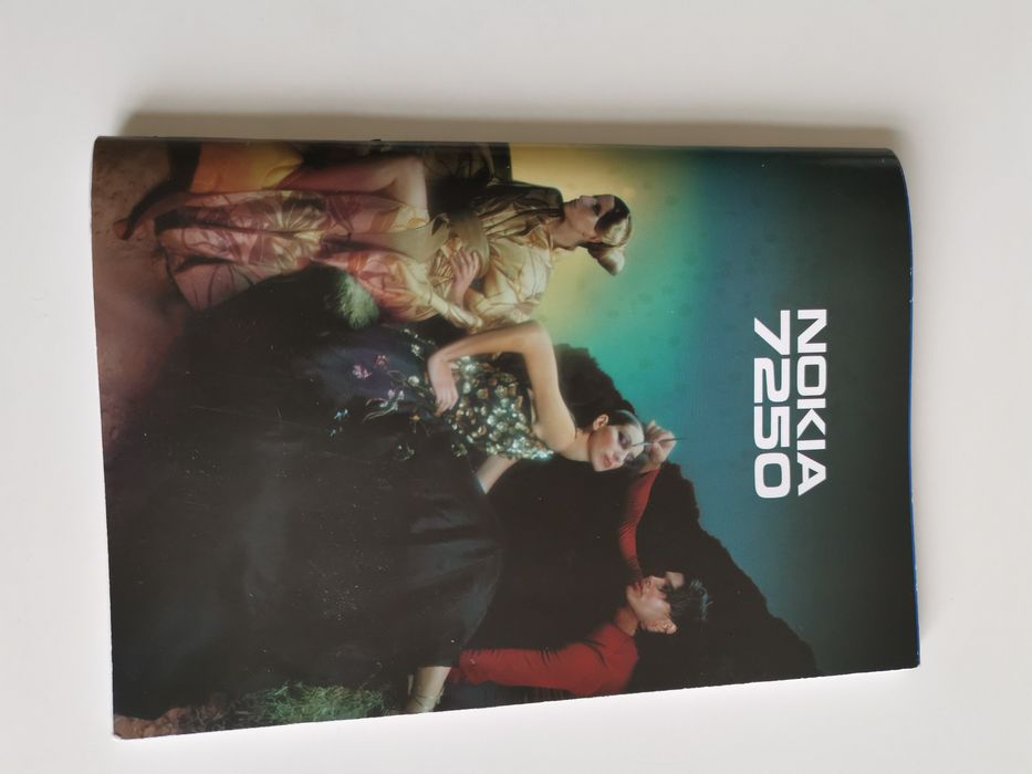 Livro instruções Nokia 7250.