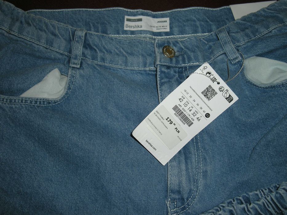 joggery Jeansy Bershka r.42