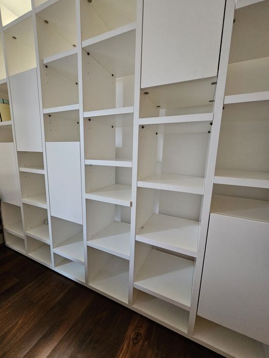 Estante lacada branco  2,20m largura × 2,00 altura