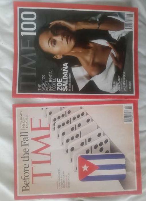 2 revistas Time recentes (ver imagens)