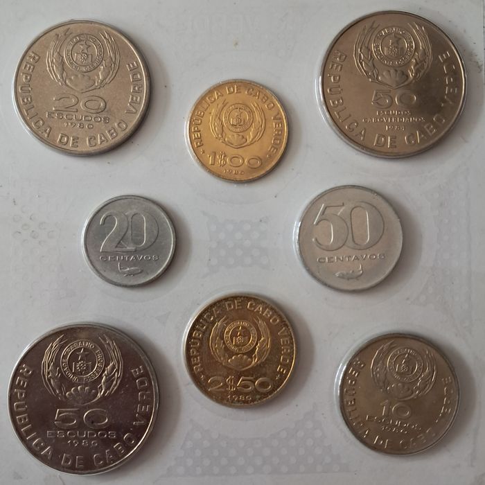 Pack moedas de colecionador de cabo verde