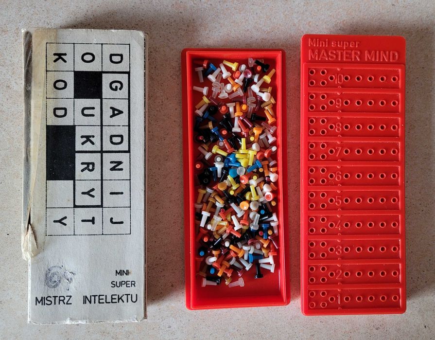 gra Mini Master Mind PRL Mistrz Intelektu