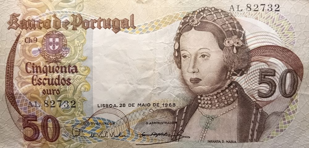 Coleção completa de moedas e notas antigas portuguesas e estrangeiras - Monarquia, República, escudos e notas