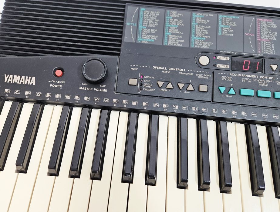 Keyboard Yamaha, Dynamiczna klawiatura, 5 oktaw
