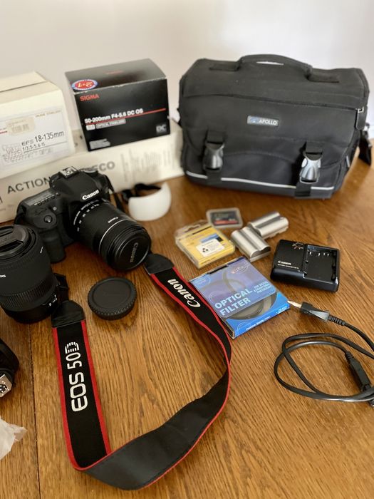 Zestaw fotograficzny półprofesjonalny Canon 50D