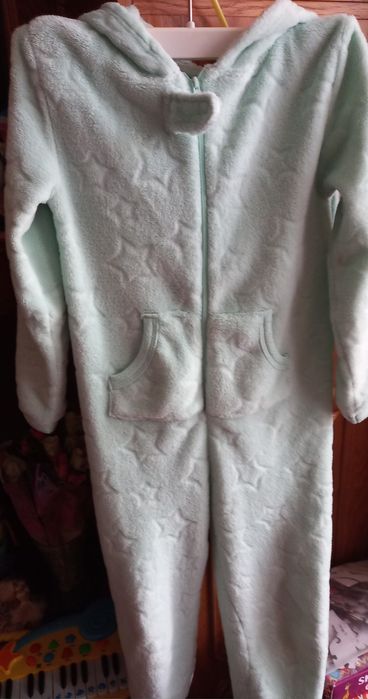 Pajacyk/ pizamka misiowy dziewczecy 116-122