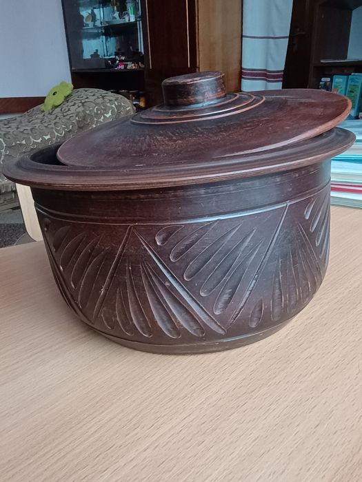 Каструля для запікання / глина / 2.4 л