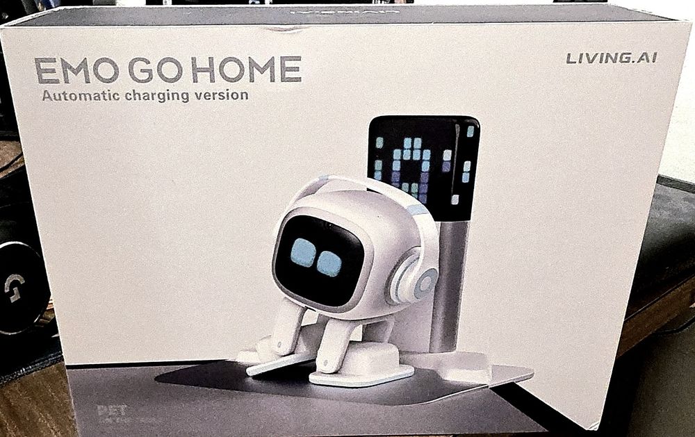 Emo Robô AI - Novo versão base de carregamento e tapete