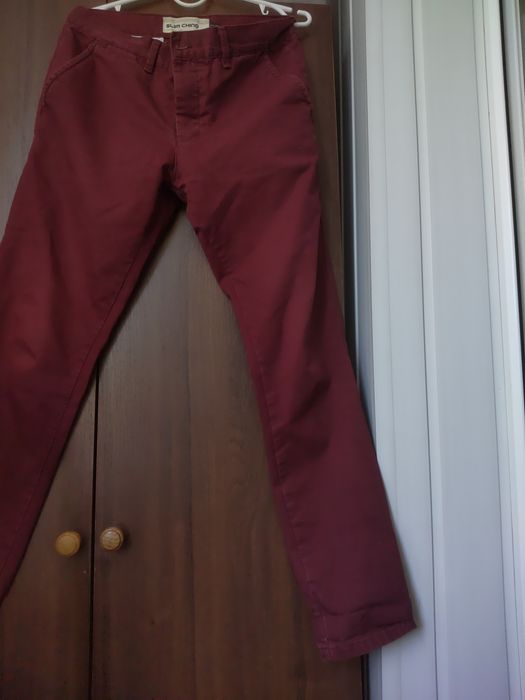 Чіноси бордові Topman штани